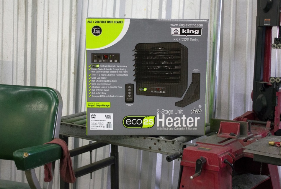 Benefits of ECO2S Garage Heaters